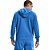 Moletom Under Armour Rival Fleece Big Logo Hoodie Azul Masculino - Imagem 3