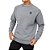 Moletom Under Armour Rival Fleece Crew Cinza - Imagem 1