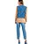 Calça Jeans Colcci Clochard Com Cinto P23 Azul Feminino - Imagem 4