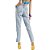 Calça Jeans Colcci Bruna Estampado V23 Azul Feminino - Imagem 4