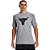 Camiseta Under Armour Pjt Rock Brahma Bull Cinza Masculino - Imagem 1