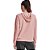 Moletom Under Armour Rival Terry Hoodie Rosa Feminino - Imagem 2
