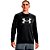 Moletom Under Armour Rival Terry Lo Preto Masculino - Imagem 1