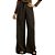 Calça Linho Forum Pantalona Preto Feminino - Imagem 1