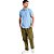 Camisa Polo Colcci Brasil Logo P23 Azul Masculino - Imagem 3
