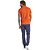 Camisa Polo Colcci 3 Listras P23 Laranja Masculino - Imagem 4