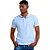 Camisa Polo Colcci 3 Listras V23 Azul Masculino - Imagem 1