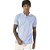 Camisa Polo Colcci Gola Listrada P23 Azul Masculino - Imagem 1