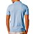Camisa Polo Forum Muscle VE23 Azul Masculino - Imagem 3