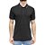 Camisa Polo Forum Muscle 3 Listras VE23 Preto Masculino - Imagem 1