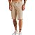 Bermuda Linho Colcci Noah V23 Bege Masculino - Imagem 1