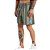 Bermuda Colcci Beach Listrada P23 Verde Masculino - Imagem 1