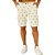 Bermuda Estampada Colcci Davi V23 Bege Masculino - Imagem 1