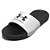 Chinelo Under Armour Slide Ansa Fix Preto e Branco Unissex - Imagem 2