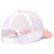 Boné Columbia Snapback Mesh Rosa e Branco - Imagem 2