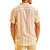 Camisa Linho Forum Relax Listrado Bege Masculino - Imagem 2