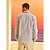 Camisa Forum Relax Listrado Azul Masculina - Imagem 3