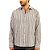 Camisa Listrada Forum Slim Fit Preto Masculino - Imagem 1