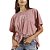Camiseta Colcci Loose Rosa Feminino - Imagem 1