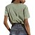 Camiseta Colcci Estampada Verde Feminino - Imagem 4