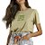 Camiseta Colcci Comfort Verde Feminino - Imagem 1