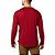 Camiseta Columbia Tech Trail Manga Longa - Vermelho - Imagem 5