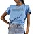 Camiseta Colcci Comfort Azul Feminino - Imagem 1