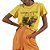 Camiseta Colcci Noise Amarelo Feminino - Imagem 1