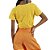 Camiseta Colcci Noise Amarelo Feminino - Imagem 2