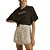 Camiseta Colcci Luiza Preto Feminino - Imagem 3