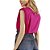 Camiseta Colcci Comfort Decote V VE23 Rosa Feminino - Imagem 4