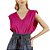 Camiseta Colcci Comfort Decote V VE23 Rosa Feminino - Imagem 3