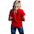 Camiseta Colcci Confort Vermelho Feminino - Imagem 3