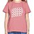 Camiseta Colcci Confort Estampada Rosa Feminino - Imagem 1