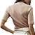 Camiseta Canelada Colcci Bege Feminino - Imagem 2