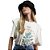 Camiseta Colcci Comfort Off White Feminino - Imagem 1