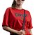 Camiseta Colcci Luiza Vermelho Feminino - Imagem 1