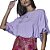 Camiseta Colcci Loose Lilás Feminino - Imagem 3