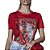 Camiseta Estampada Colcci Slim Vermelho Feminino - Imagem 1