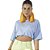 Camiseta Colcci Luiza P23 Azul Feminino - Imagem 1