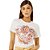 Camiseta Colcci Flower V23 Branco Feminino - Imagem 1