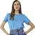 Camiseta Colcci Basic Comfort V23 Azul Feminino - Imagem 1