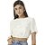 Camiseta Colcci Strap V23 Off White Feminino - Imagem 1