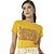 Camiseta Colcci Energy V23 Amarelo Feminino - Imagem 1