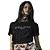 Camiseta Colcci Com Aplicação AV23 Preto Feminino - Imagem 1