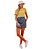 Camiseta Coca Cola Canelada Slim P23 Amarelo Feminino - Imagem 3