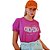 Camiseta Coca Cola Comfort Enjoy P23 Roxo Feminino - Imagem 1