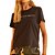 Camiseta Forum Comfort Preta Feminina - Imagem 1