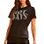 Camiseta Forum Estampada Fran Preta Feminina - Imagem 1