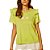 Camiseta Linho Forum Comfort Verde Feminino - Imagem 1